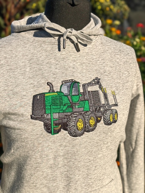 Bluza z haftowanym wzorem FORWARDERA John Deere Bluza z haftowanym wzorem FORWARDERA John Deere