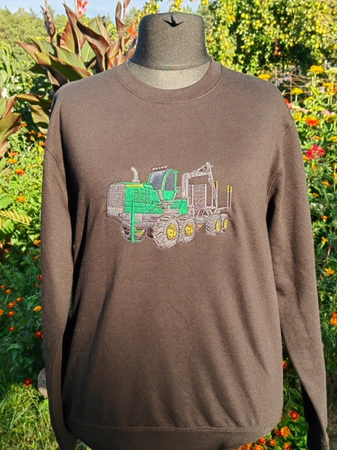 Bluza z haftowanym wzorem FORWARDERA John Deere Bluza z haftowanym wzorem FORWARDERA John Deere