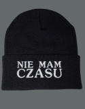 NIE MAM CZASU Czapka zimowa